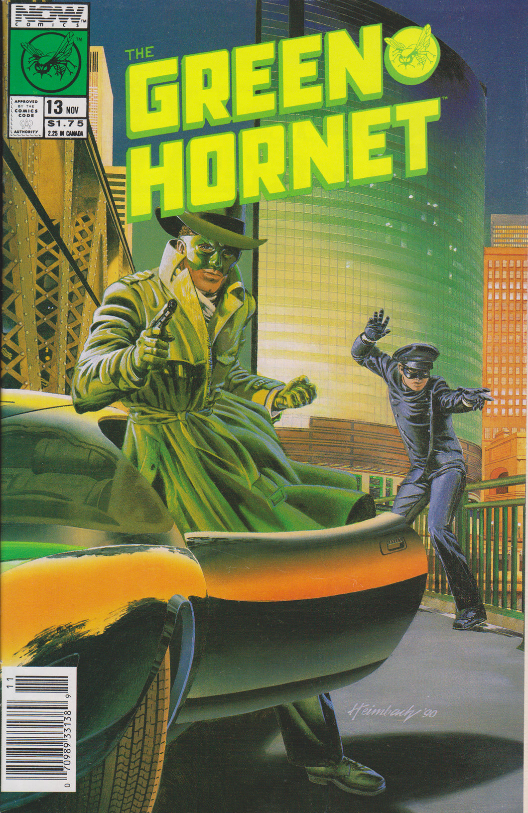 GREEN HORNET #13 COMIC BOOK ~ Now Comics