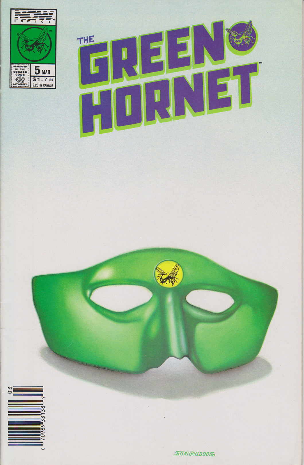 GREEN HORNET #5 COMIC BOOK ~ Now Comics