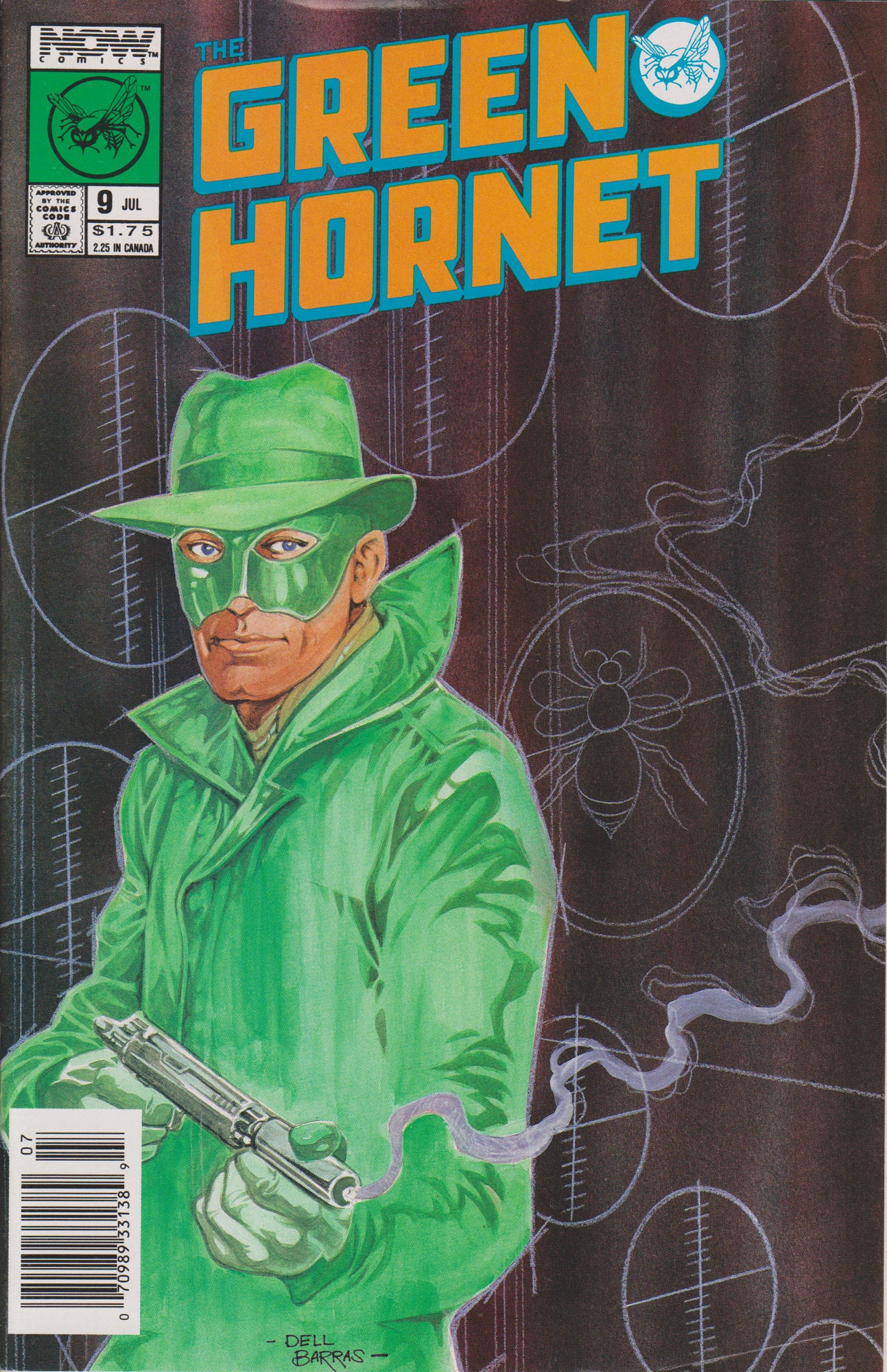 GREEN HORNET #9 COMIC BOOK ~ Now Comics