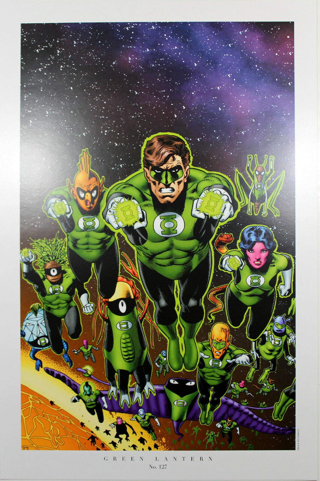 GREEN LANTERN #127 ART PRINT by Brian Bolland ~ 9" x 14"