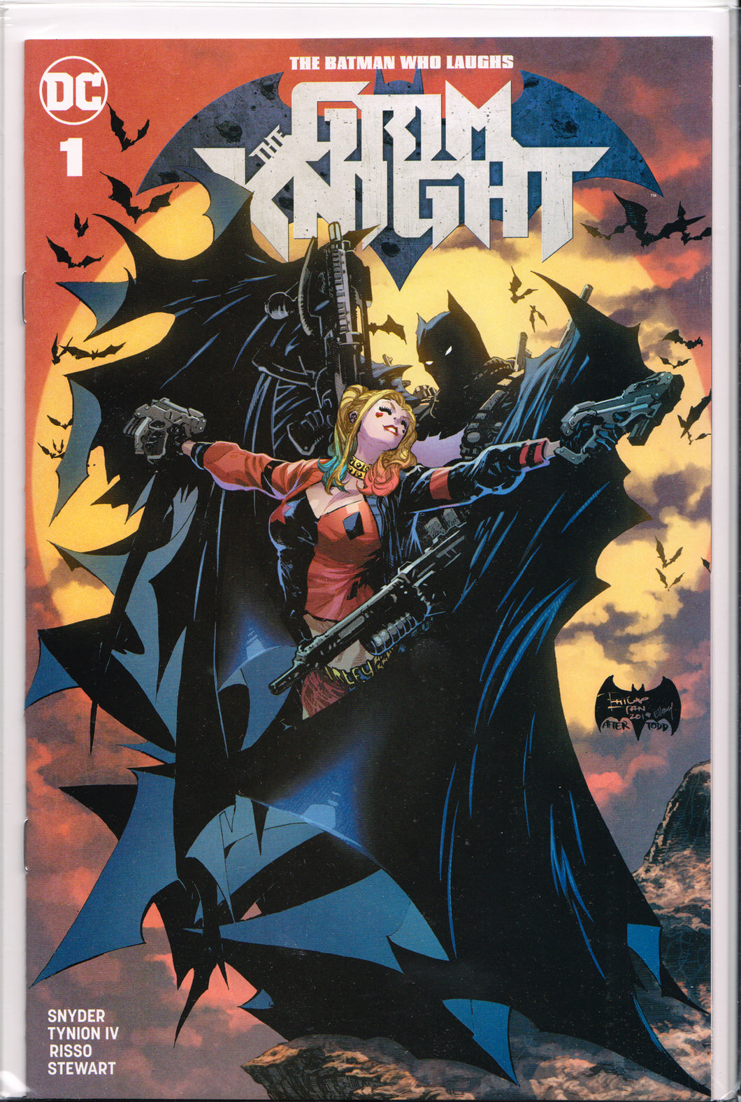 GRIM KNIGHT #1 (PHILIP TAN BATMAN #423 HOMAGE) ~ DC Comics ~ Batman Who Laughs
