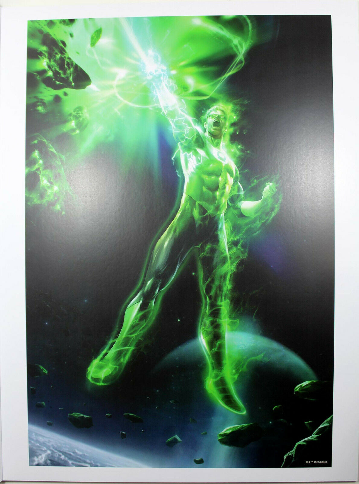 GREEN LANTERN #2 ART PRINT by Francesco Mattina ~ 12" x 16"