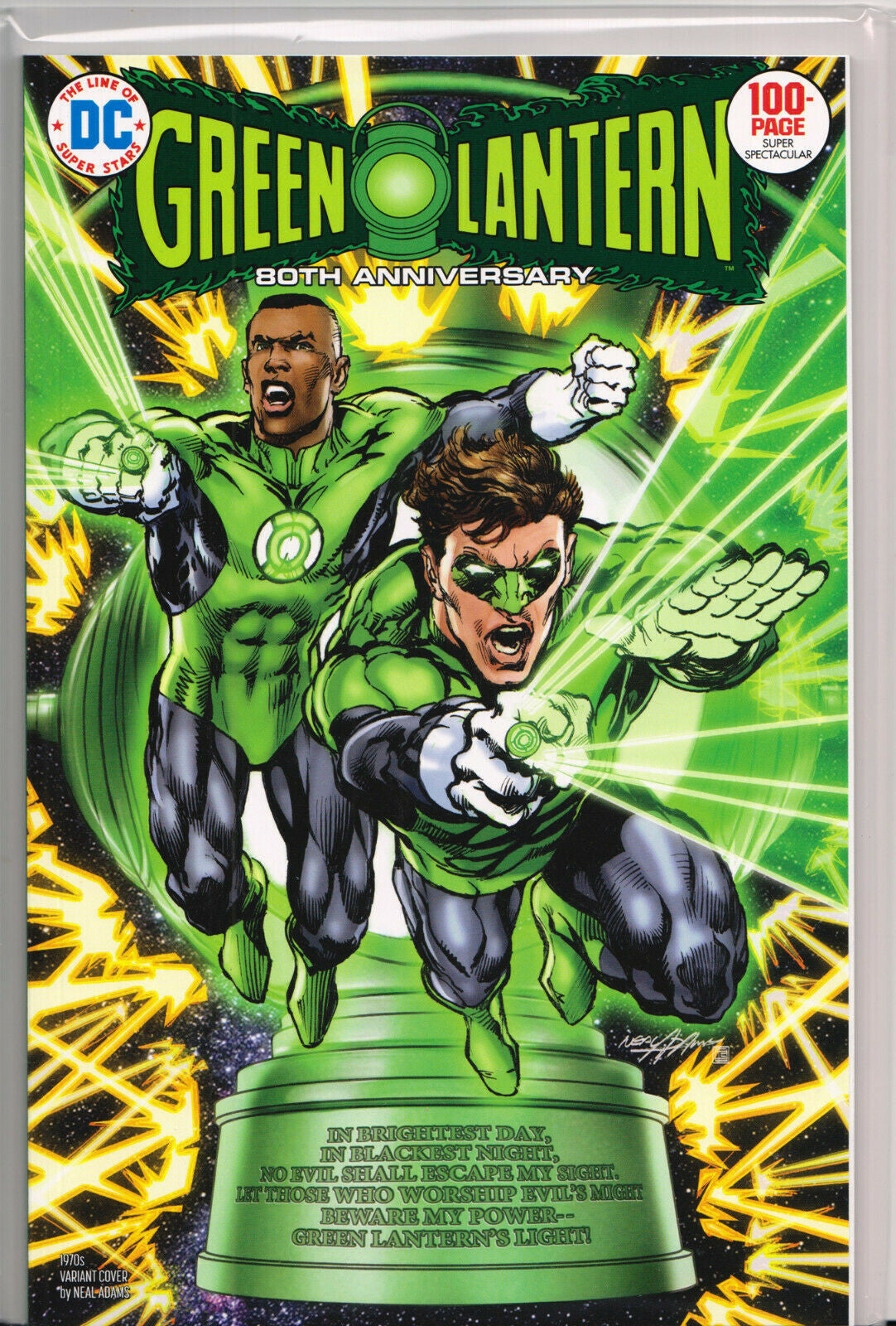 GREEN LANTERN 80TH ANNIVERSARY SPECIAL (Neal Adams Variant) COMIC ~ DC