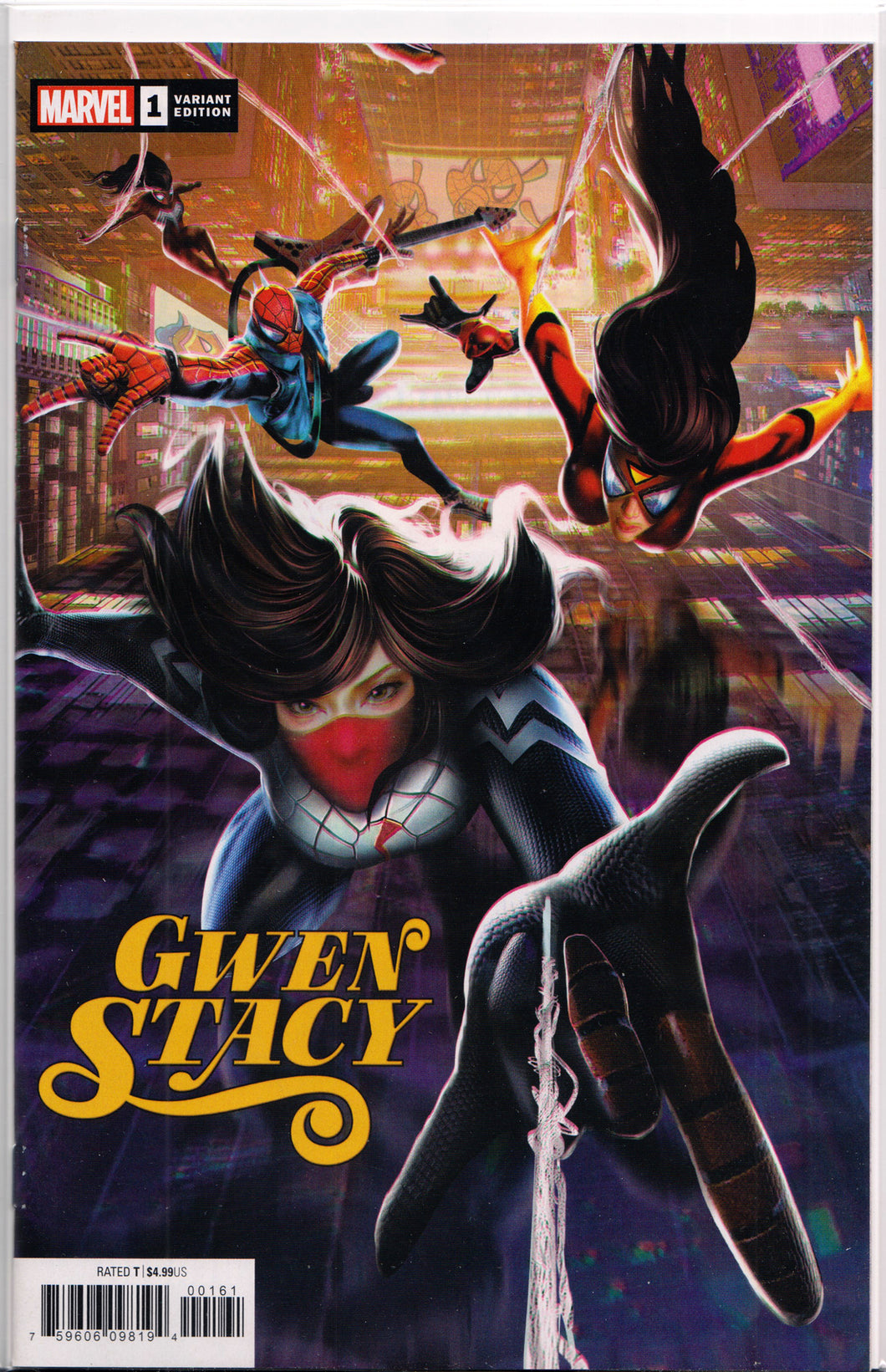GWEN STACY #1 (JIE YUAN CONNECTING VARIANT) COMIC BOOK ~ Marvel Comics