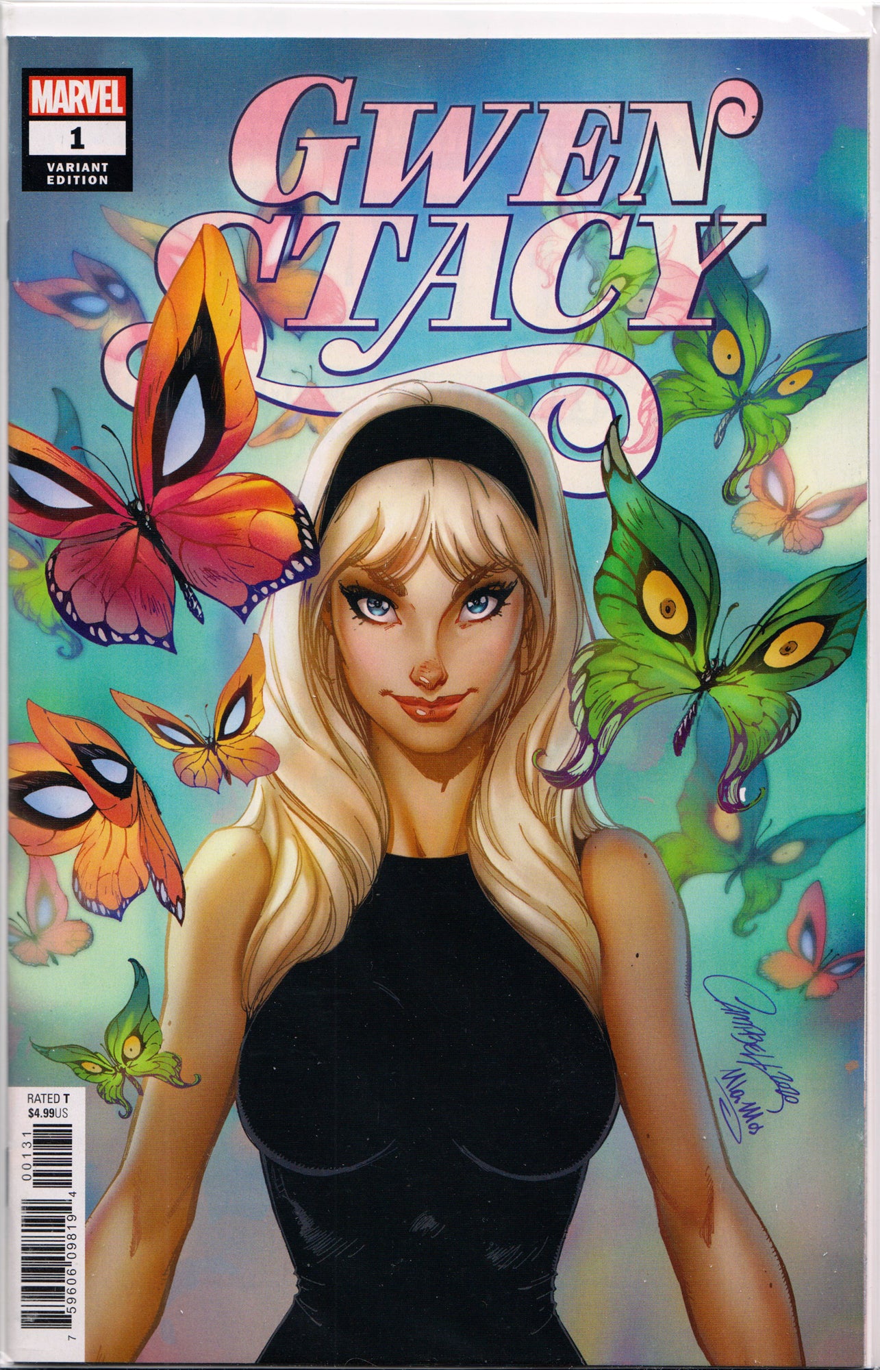 GWEN STACY #1 (J. SCOTT CAMPBELL VARIANT) COMIC BOOK ~ Marvel Comics