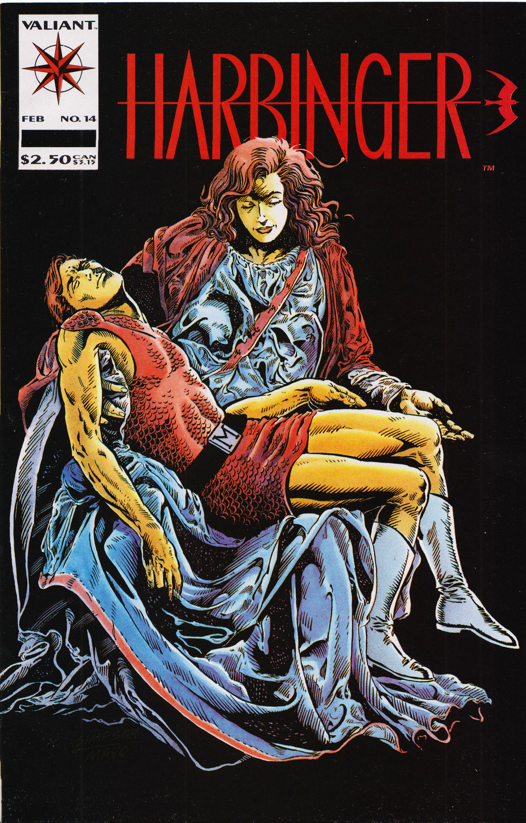 HARBINGER #14 COMIC BOOK ~ Valiant Comics