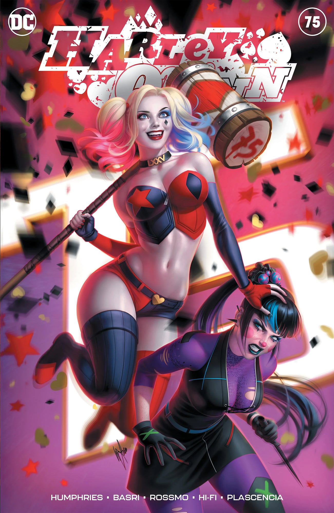 HARLEY QUINN #75 (WARREN LOUW EXCLUSIVE VARIANTS) ~ DC Comics