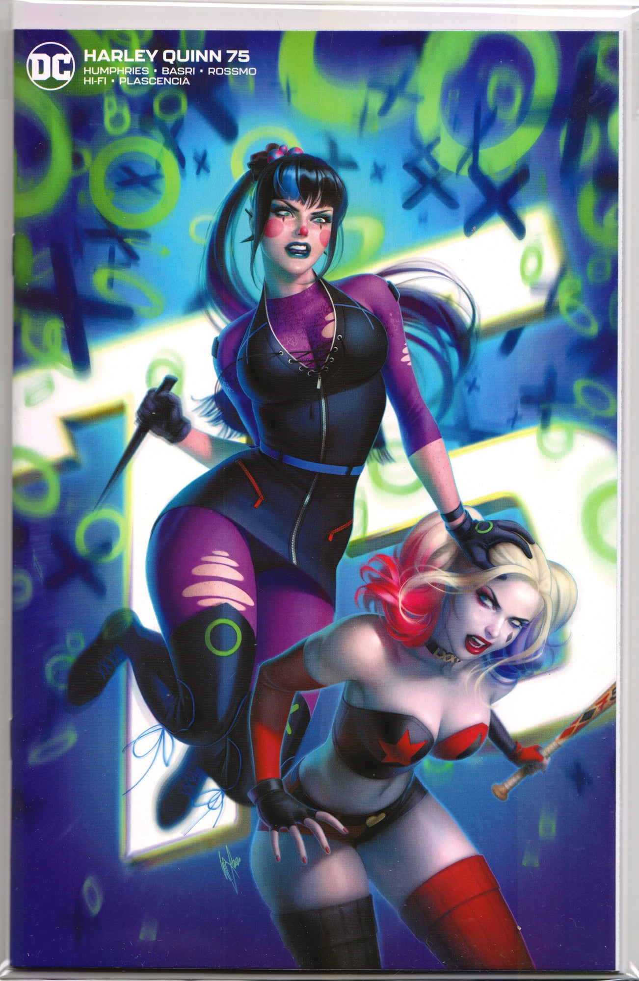 HARLEY QUINN #75 (WARREN LOUW EXCLUSIVE MINIMAL TRADE VARIANT) COMIC BOOK