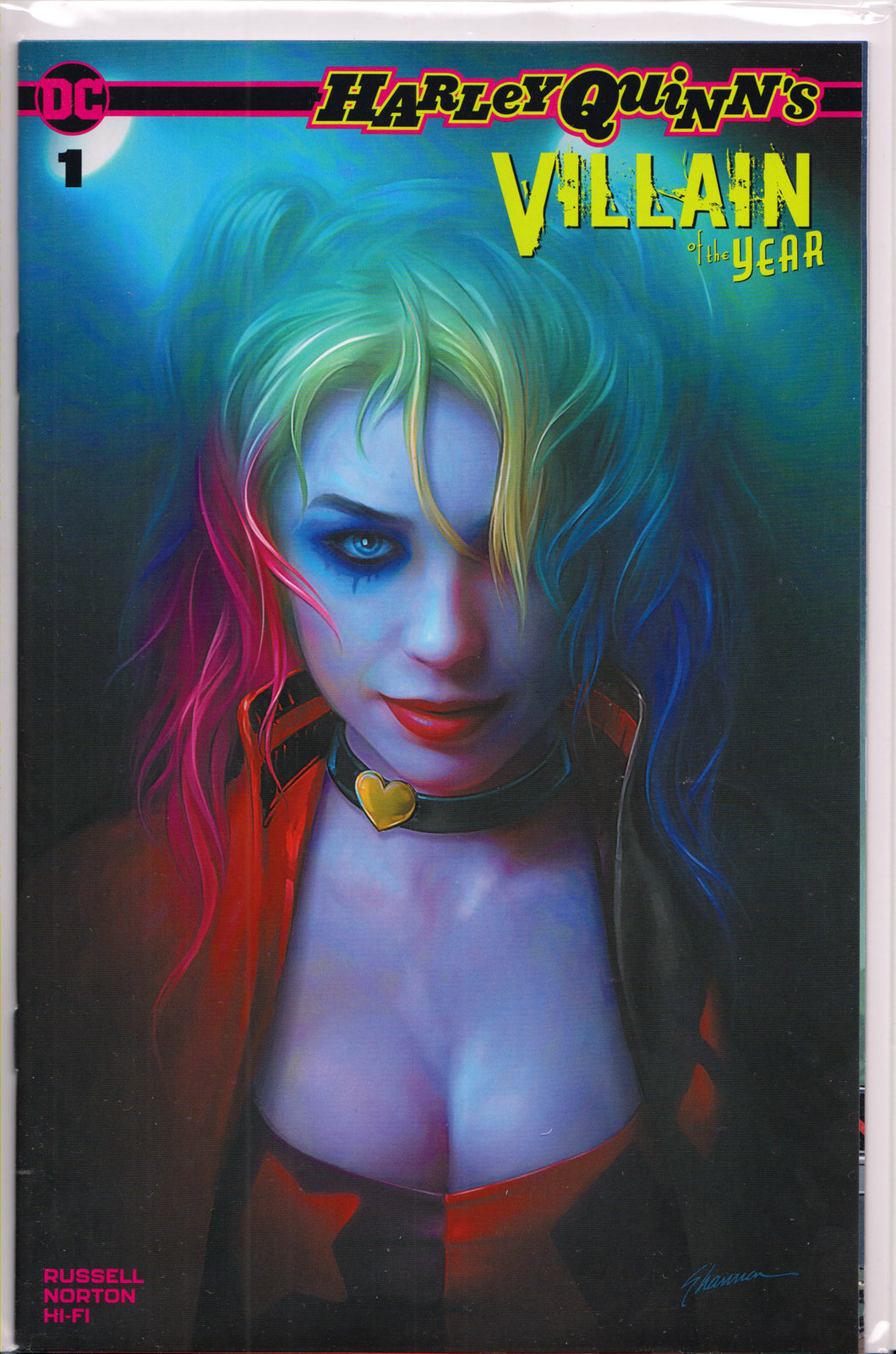 HARLEY QUINN'S VILLAIN OF THE YEAR #1 (SHANNON MAER EXCLUSIVE COVER) COMIC BOOK ~ DC Comics