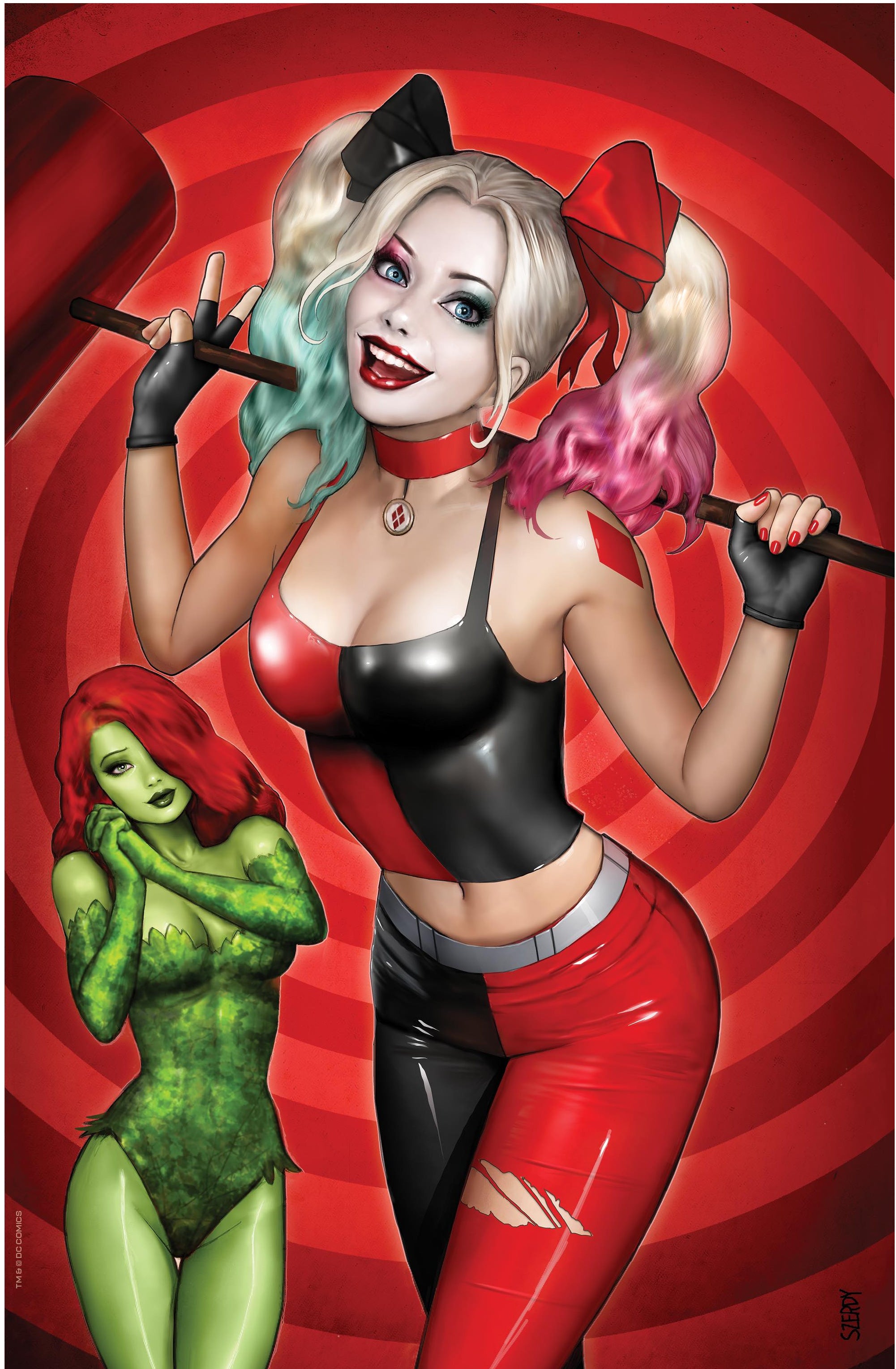 HARLEY QUINN #23 (NATHAN SZERDY EXCLUSIVE FOIL VIRGIN VARIANT)(2022) COMIC BOOK