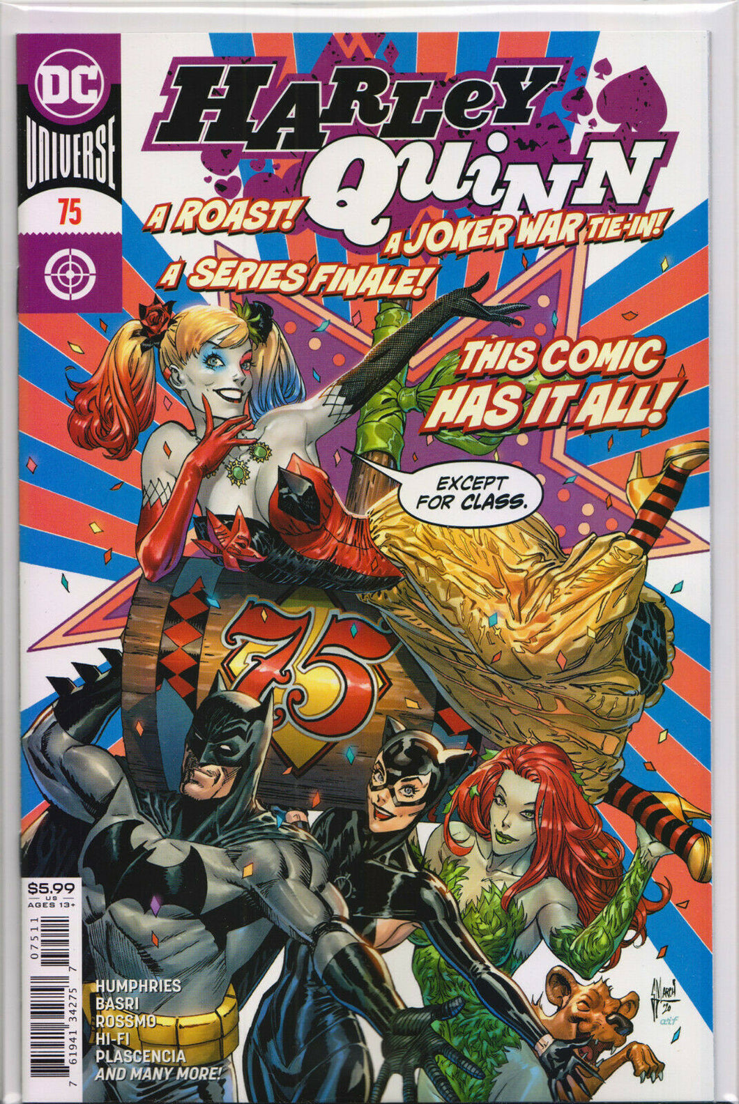 HARLEY QUINN #75 (GUILLEM MARCH VARIANT)(FINAL ISSUE) COMIC BOOK