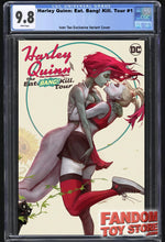 Load image into Gallery viewer, HARLEY QUINN: EAT. BANG! KILL. TOUR #1 (IVAN TAO EXCLUSIVE TRADE VARIANT)