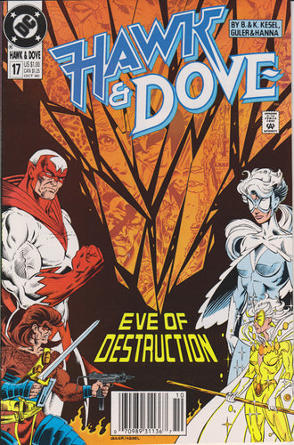 HAWK & DOVE #17 COMIC BOOK ~ DC Comics