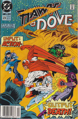 HAWK & DOVE #23 COMIC BOOK ~ DC Comics