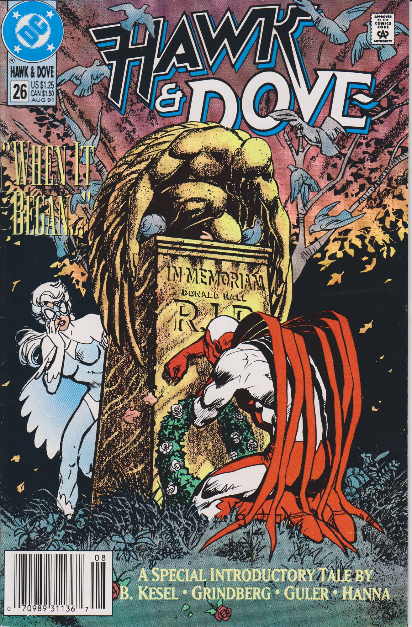 HAWK & DOVE #26 COMIC BOOK ~ DC Comics