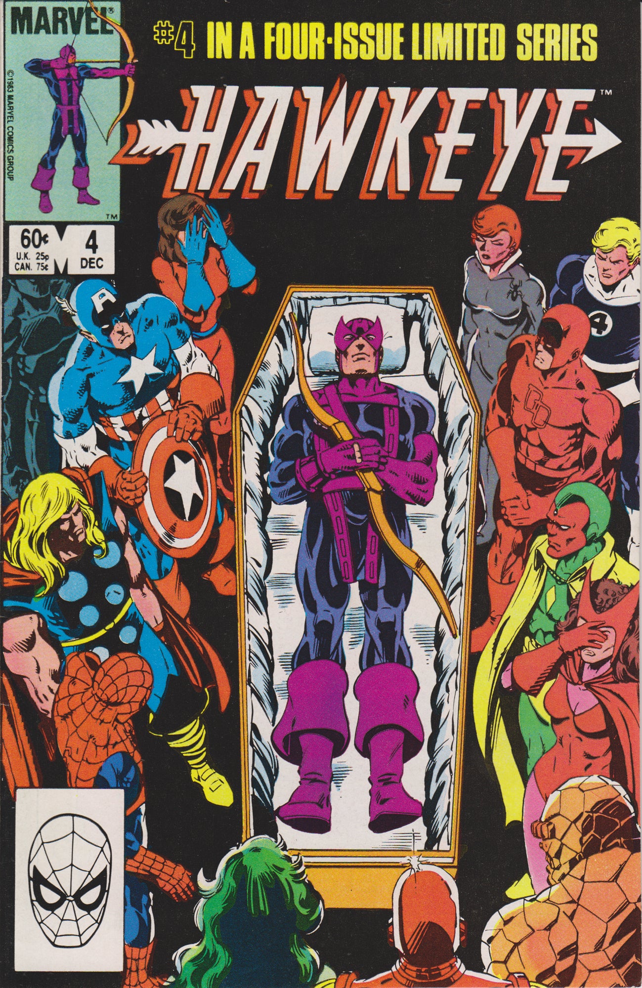 HAWKEYE #4 COMIC BOOK ~ MARVEL COMICS