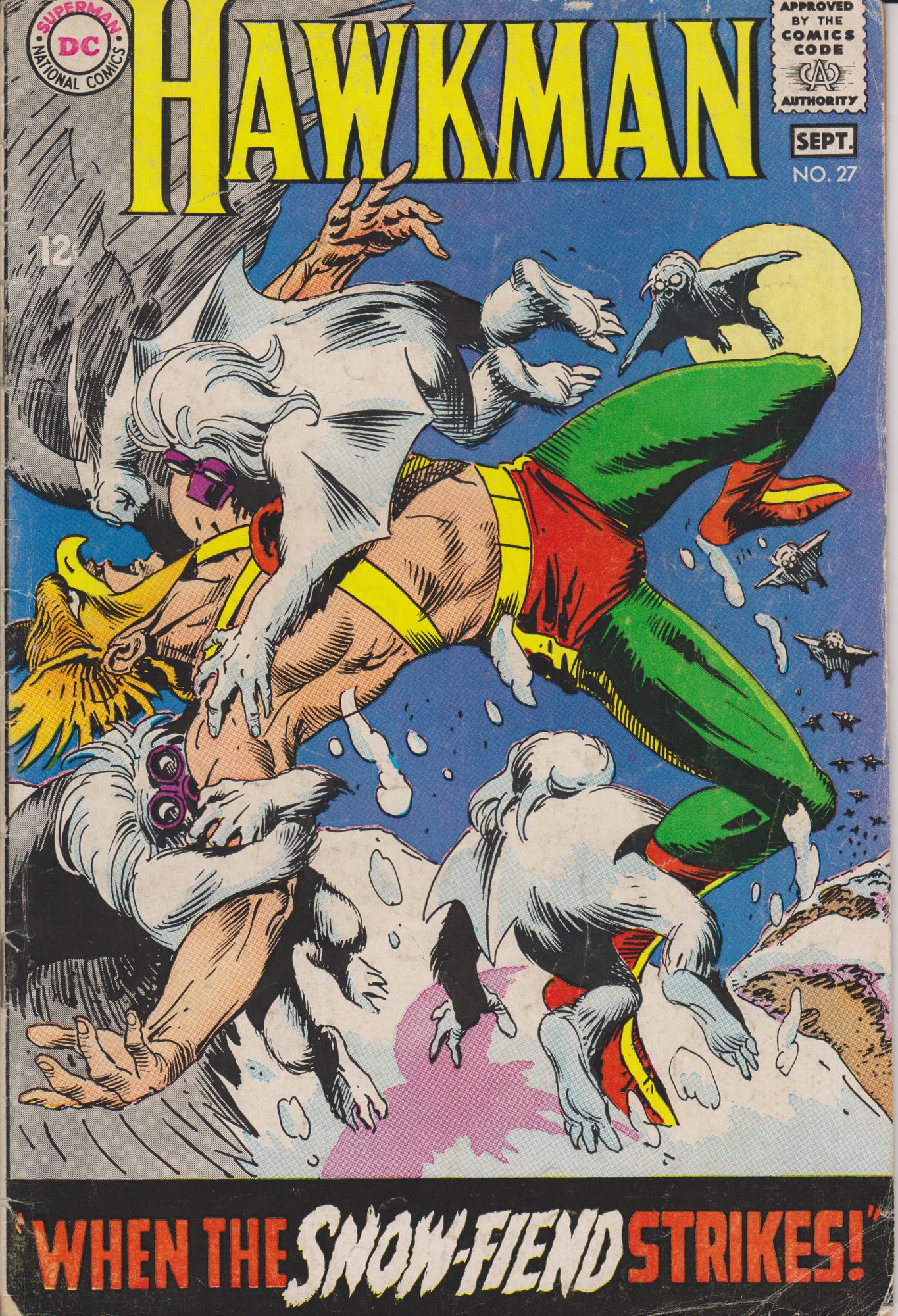 HAWKMAN #27 (SILVER AGE) COMIC BOOK ~ DC COMICS