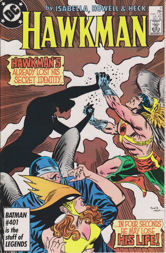 HAWKMAN #3 (1986) COMIC BOOK ~ DC COMICS