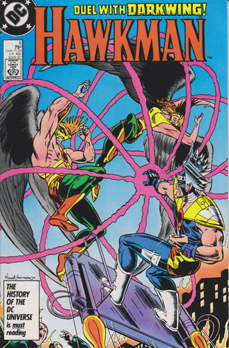 HAWKMAN #8 (1986) COMIC BOOK ~ DC COMICS