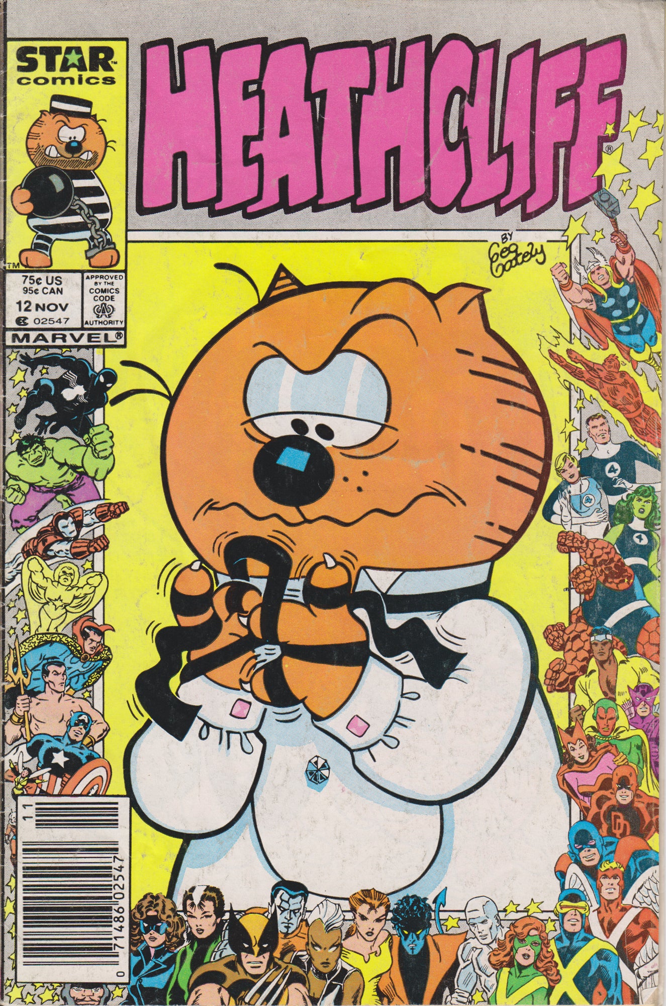 HEATHCLIFF #12 COMIC BOOK ~ Marvel / Star Comics