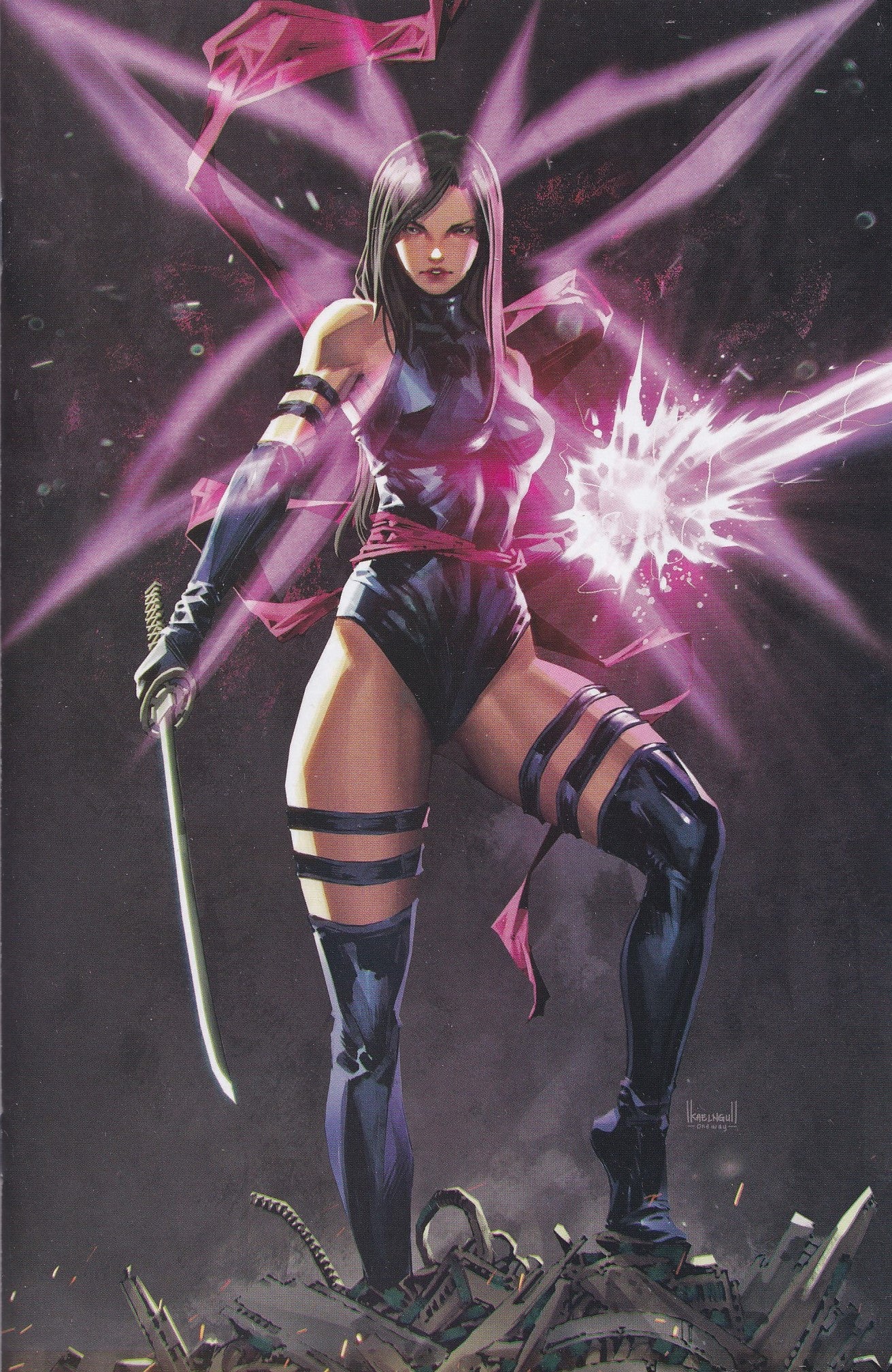 HELLIONS #7 (PSYLOCKE KAEL NGU EXCLUSIVE VIRGIN VARIANT) COMIC BOOK ~ Marvel