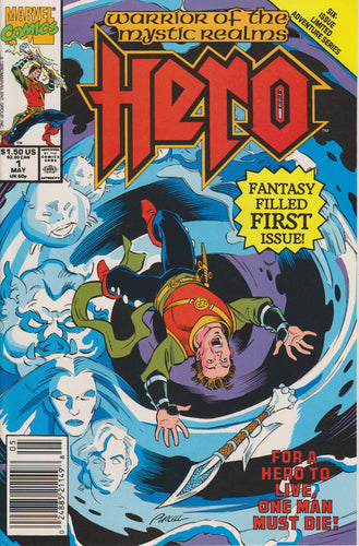 HERO (WARRIOR OF THE MYSTIC REALMS) #1 COMIC BOOK ~ Marvel Comics