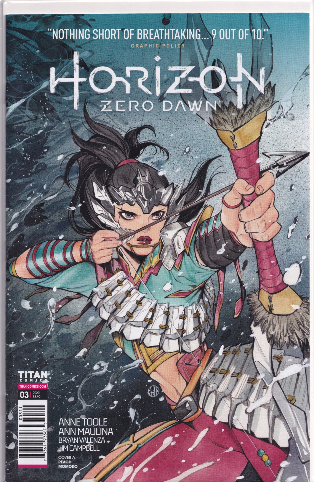 HORIZON: ZERO DAWN #3 (PEACH MOMOKO VARIANT) COMIC BOOK ~ Titan Comics