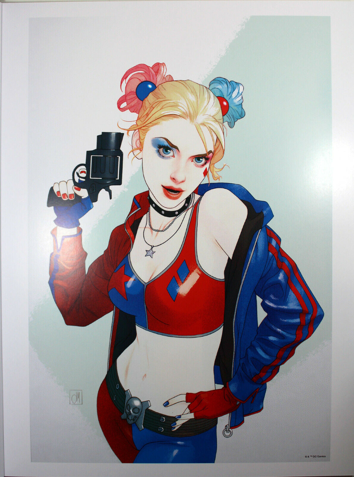 HARLEY QUINN 25TH ANNIVERSARY ART PRINT by Joshua Middleton ~ 12" x 16"