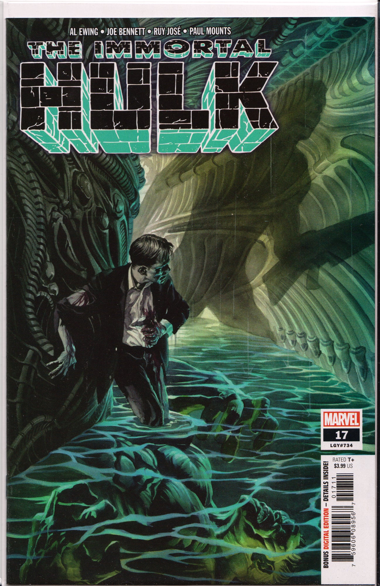 THE IMMORTAL HULK #17 COMIC BOOK ~ Marvel Comics