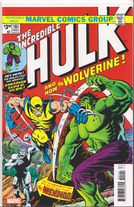 THE INCREDIBLE HULK #181 (FACSIMILE EDITION) COMIC BOOK ~ Marvel Comics