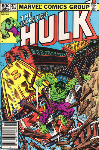 THE INCREDIBLE HULK #274 COMIC BOOK ~ Marvel Comics