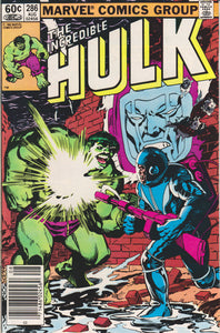 THE INCREDIBLE HULK #286 COMIC BOOK ~ Marvel Comics