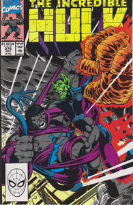 THE INCREDIBLE HULK #375 COMIC BOOK ~ Marvel Comics