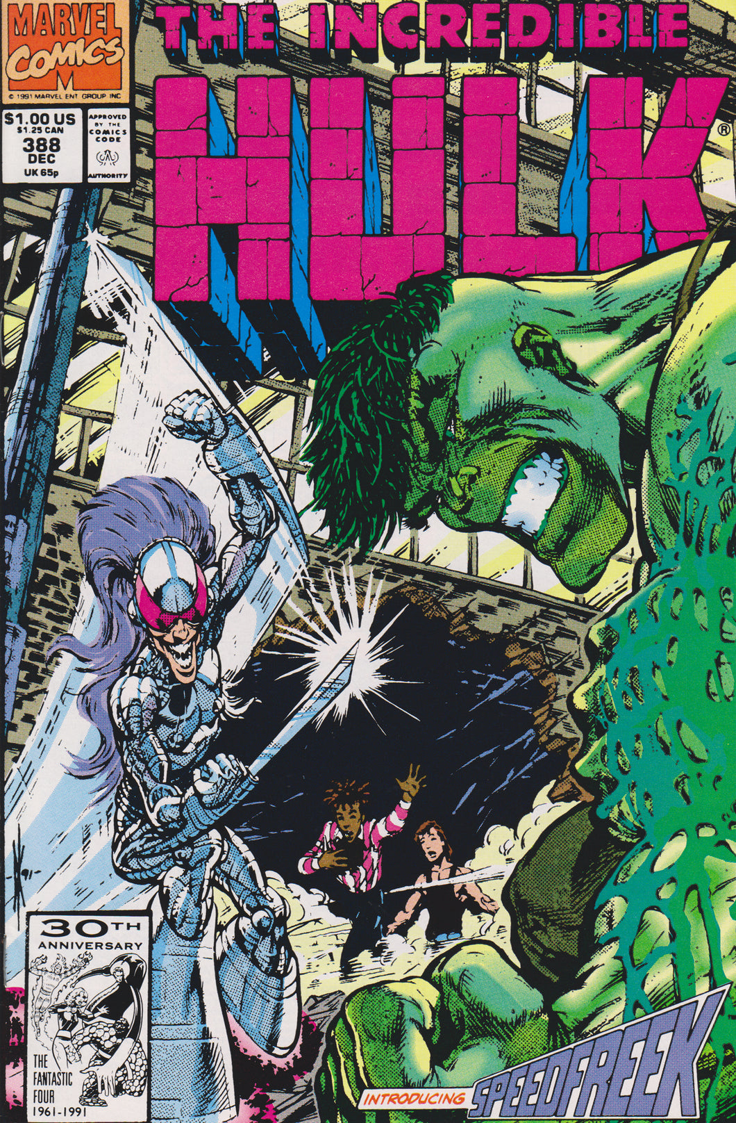 THE INCREDIBLE HULK #388 COMIC BOOK ~ Marvel Comics