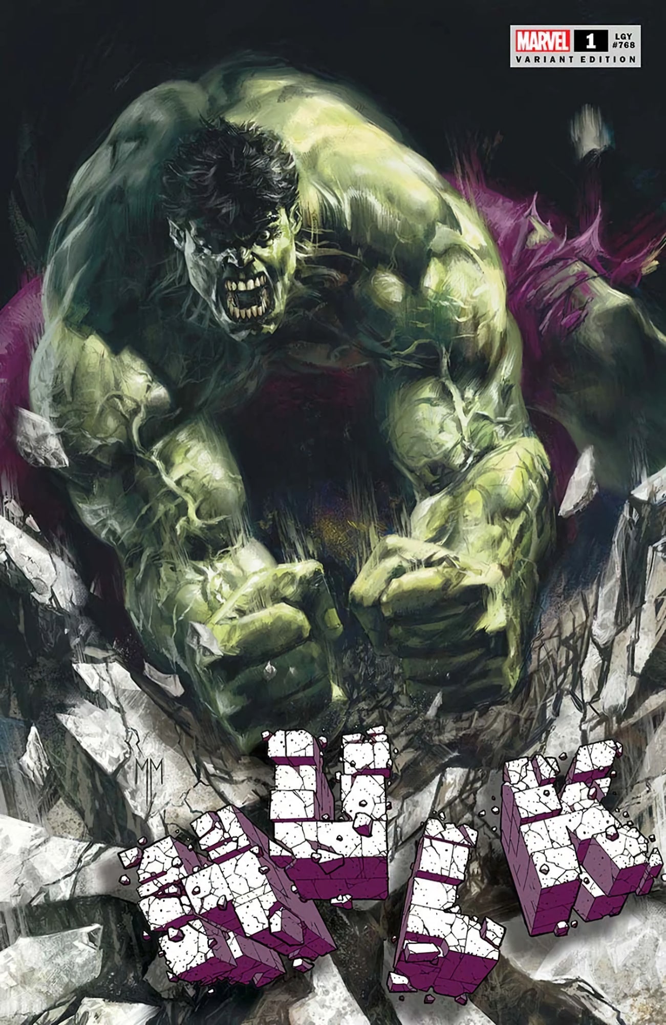 HULK #1 (MARCO MASTRAZZO EXCLUSIVE TRADE DRESS VARIANT)(2021) COMIC BOOK