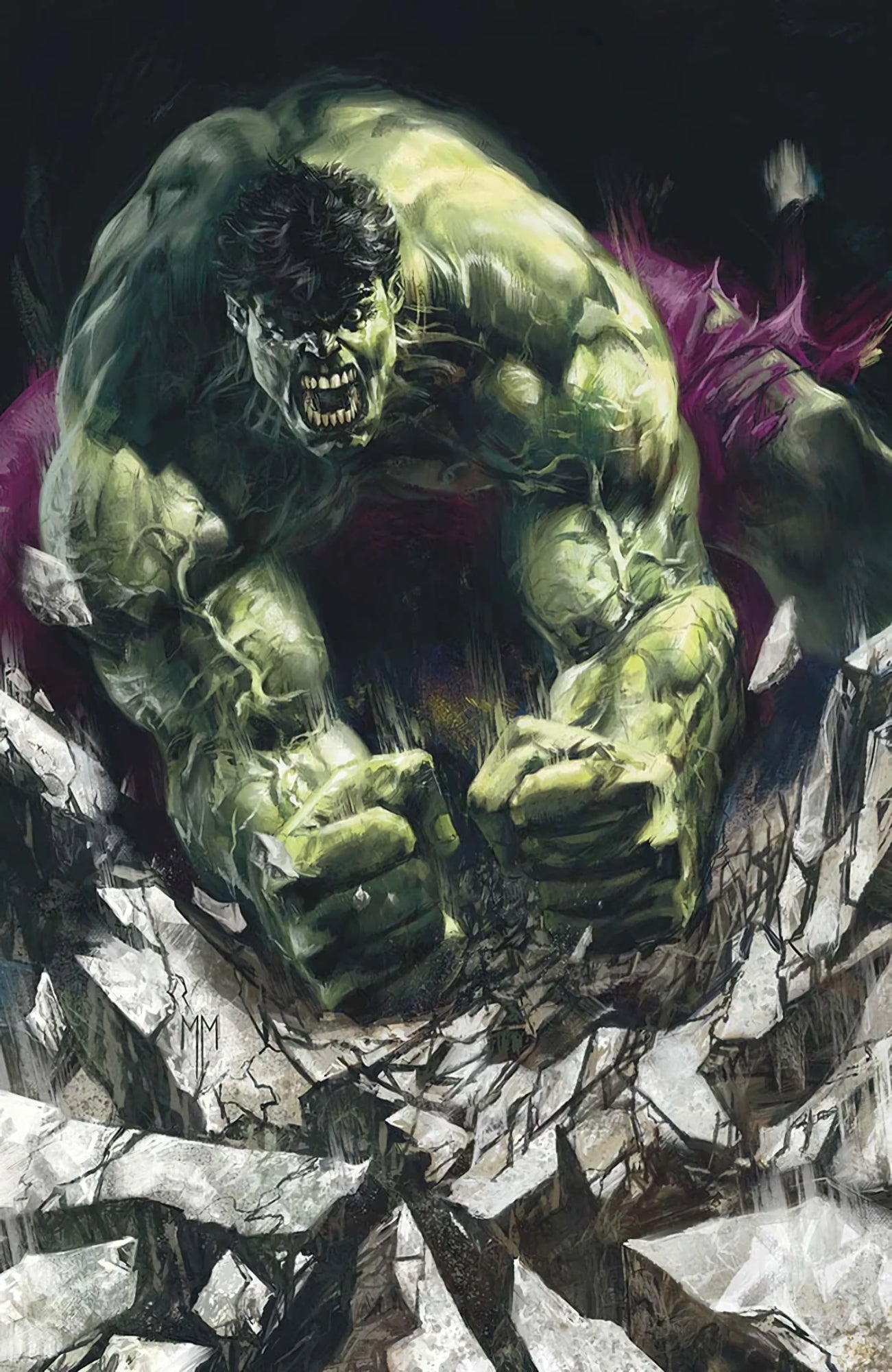 HULK #1 (MARCO MASTRAZZO EXCLUSIVE VIRGIN VARIANT)(2021) COMIC BOOK