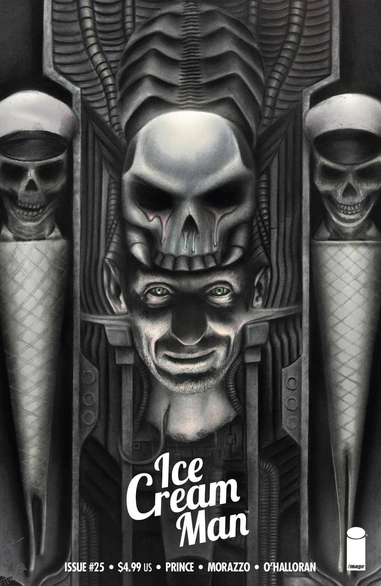 ICE CREAM MAN #25 (DAVID SANCHEZ EXCLUSIVE H.R. GIGER HOMAGE VARIANT)