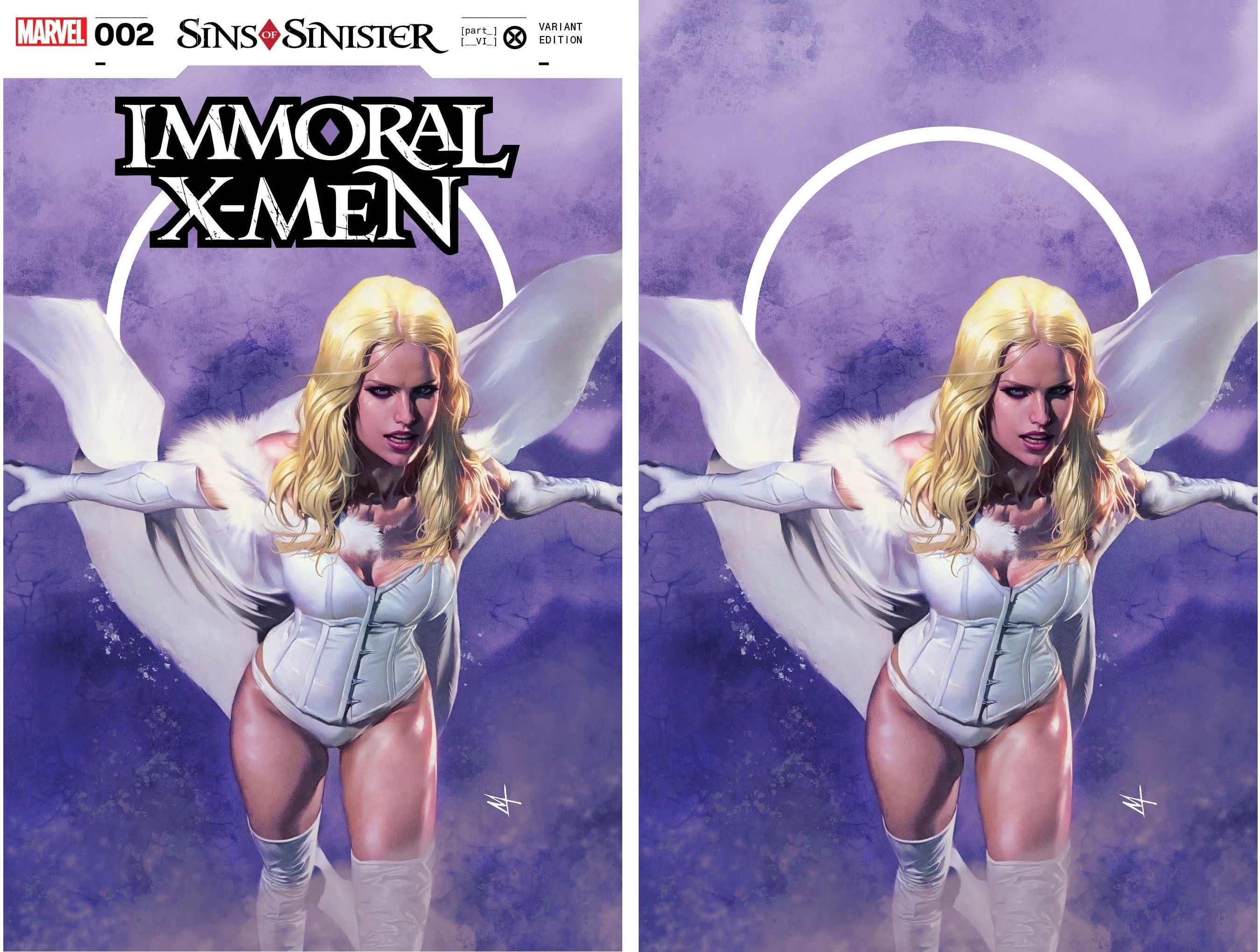 IMMORAL X-MEN #2 (MARCO TURINI EXCLUSIVE TRADE/VIRGIN VARIANT SET)(2023)