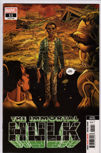 THE IMMORTAL HULK #11 (2ND PRINT) COMIC BOOK ~ Marvel Comics