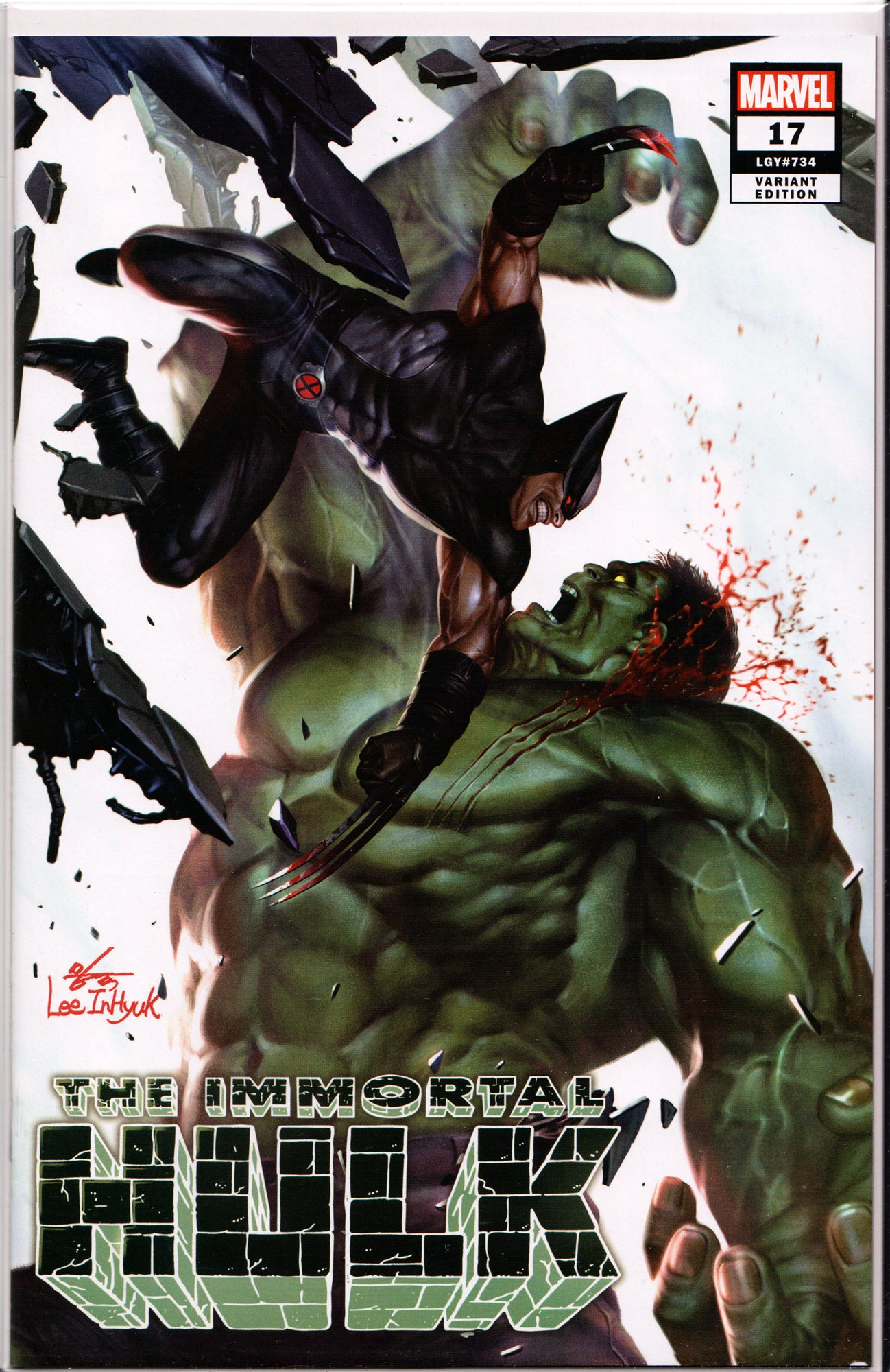 THE IMMORTAL HULK #17 (INHYUK LEE VARIANT) COMIC BOOK ~ Marvel Comics