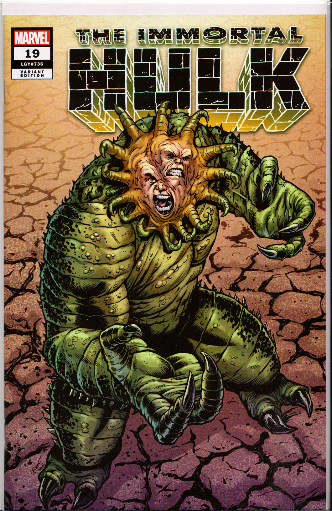 THE IMMORTAL HULK #19 EXCLUSIVE VARIANT COMIC BOOK ~ Marvel Comics