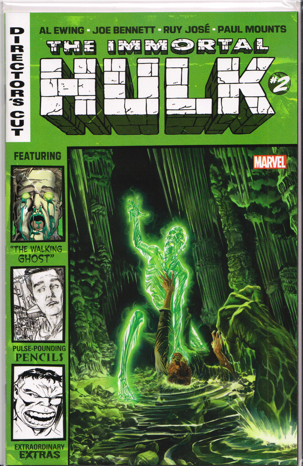 THE IMMORTAL HULK #2 DIRECTOR'S CUT COMIC BOOK ~ Marvel Comics