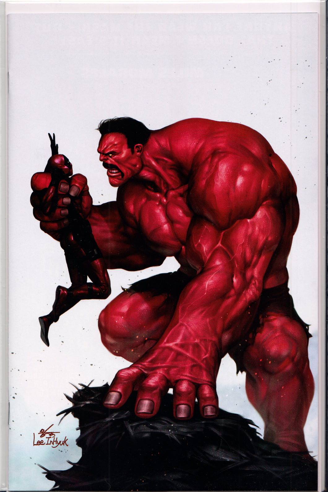 THE IMMORTAL HULK #21 (INHYUK-LEE RED HULK VARIANT) COMIC BOOK ~ Marvel Comics