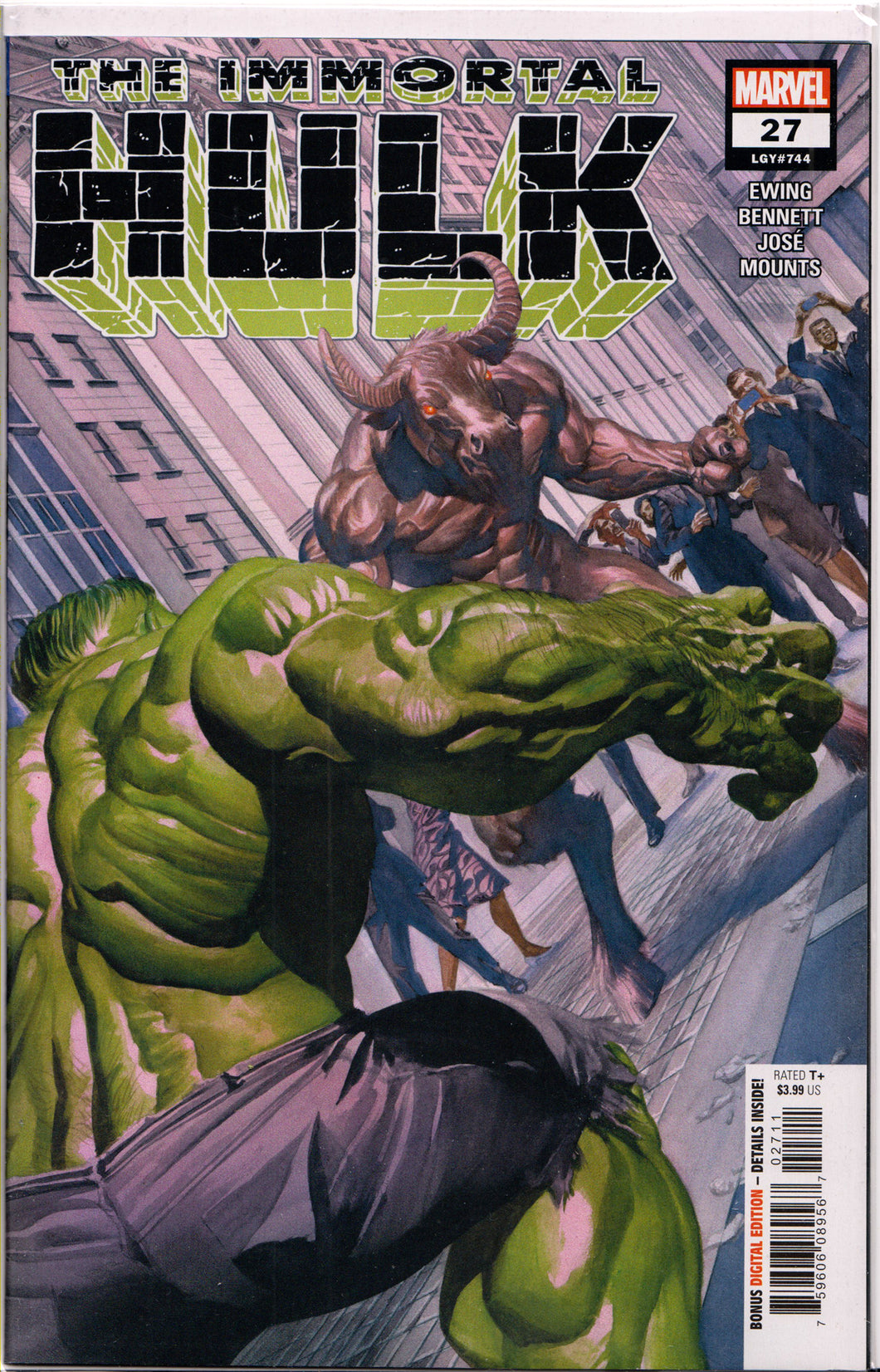 THE IMMORTAL HULK #27 (1ST PRINT) COMIC BOOK ~ Marvel Comics