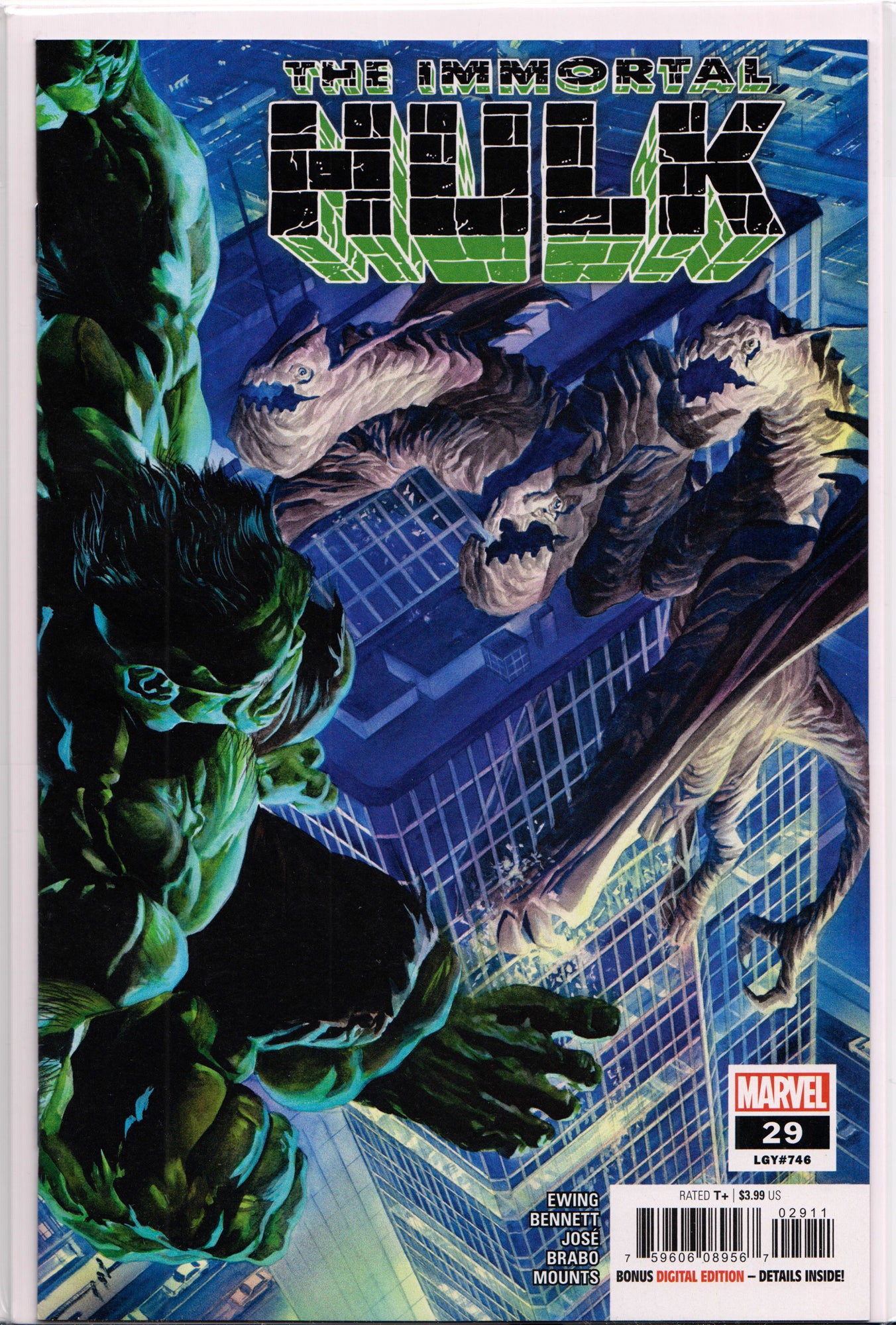 THE IMMORTAL HULK #29 (1ST PRINT) COMIC BOOK ~ Marvel Comics