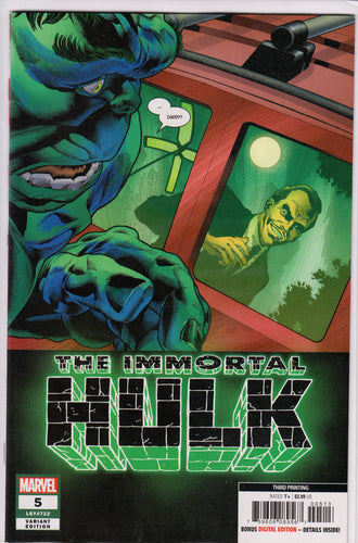 THE IMMORTAL HULK #5 (3RD PRINT) COMIC BOOK ~ Marvel Comics