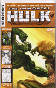 THE IMMORTAL HULK #5 DIRECTOR'S CUT COMIC BOOK ~ Marvel Comics