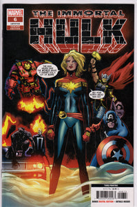 THE IMMORTAL HULK #6 (3RD PRINT) COMIC BOOK ~ Marvel Comics