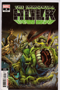 THE IMMORTAL HULK #8 (2ND PRINT) COMIC BOOK ~ Marvel Comics
