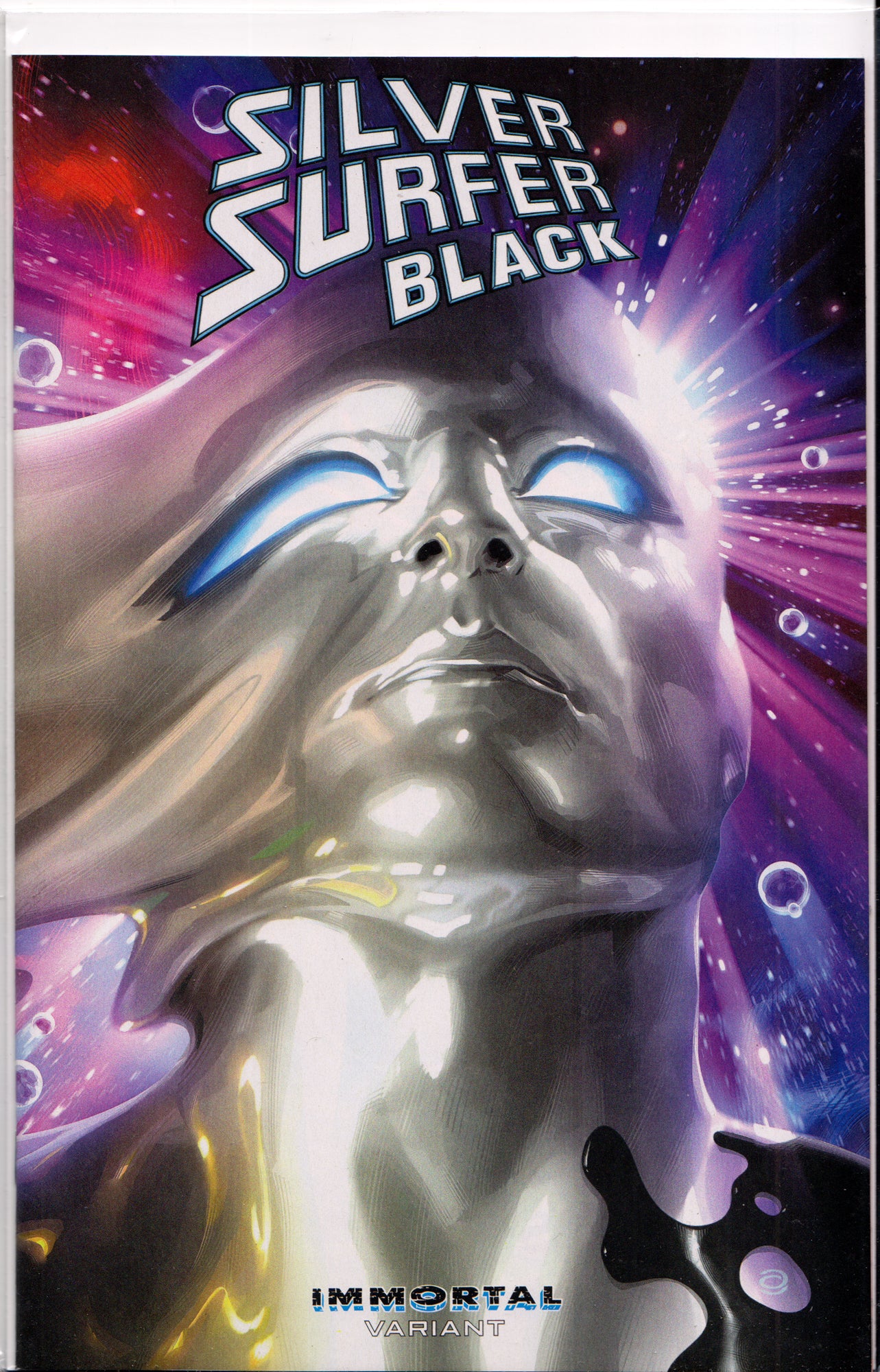 SILVER SURFER: BLACK #4 (IMMORTAL VARIANT) COMIC BOOK ~ Marvel Comics